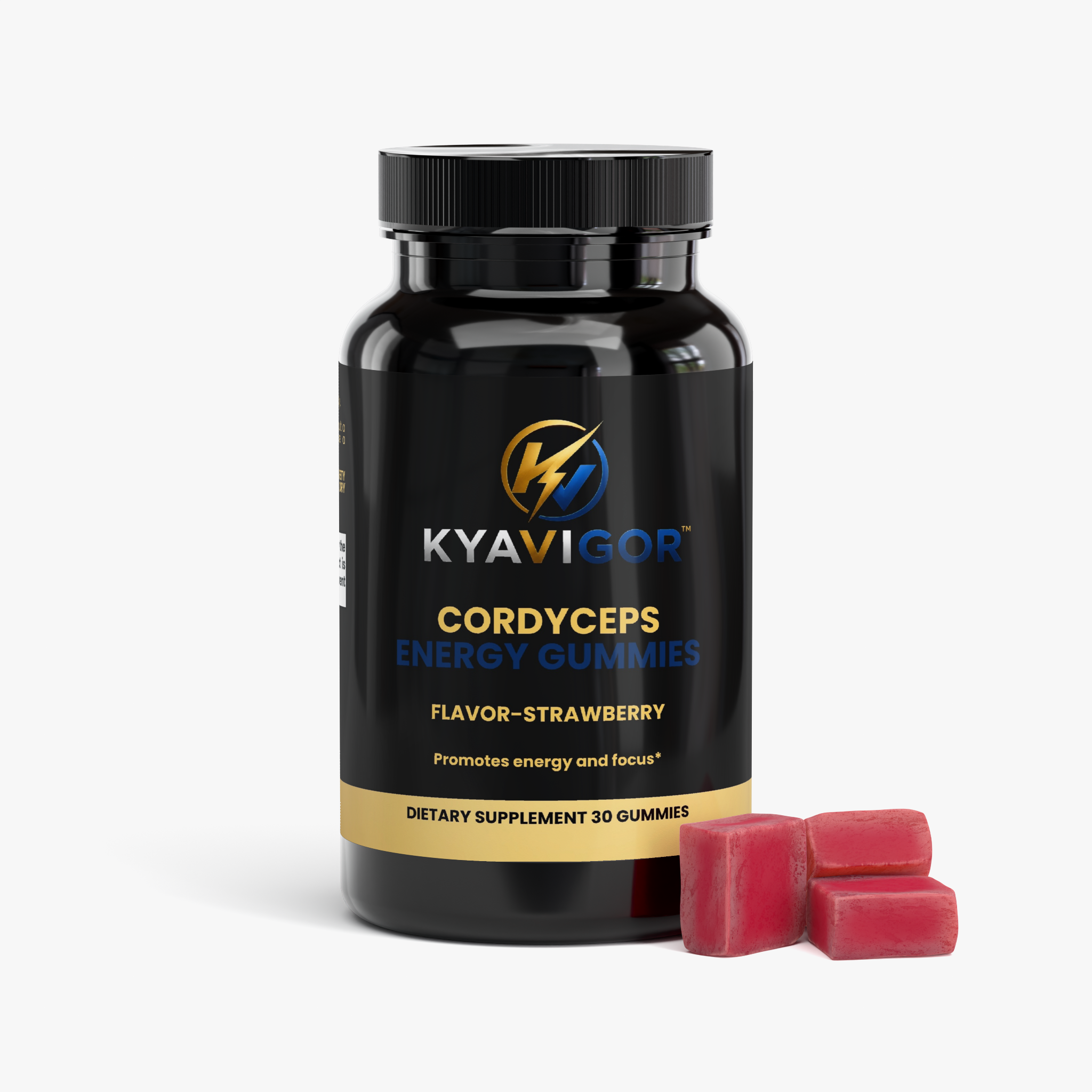 Cordyceps Energy Gummies (Strawberry Flavor)