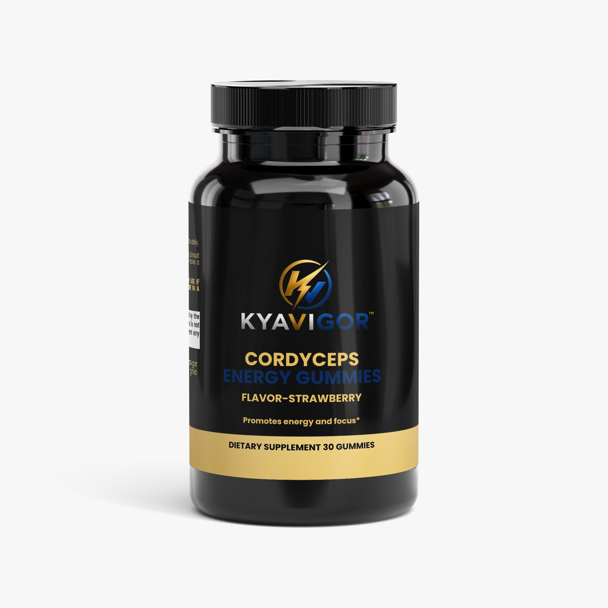 Cordyceps Energy Gummies (Strawberry Flavor)